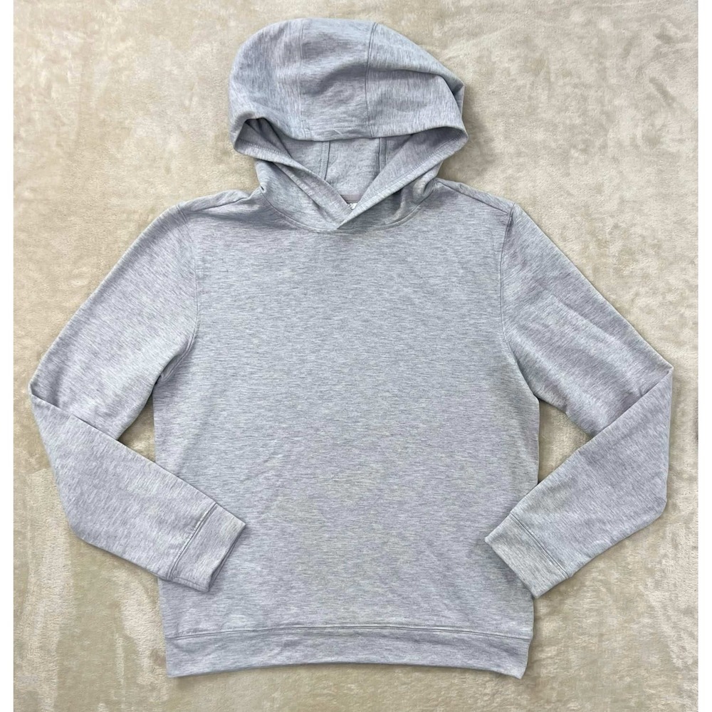 90 Degree by Reflex Boys Gray Heather Pullover Hoodie Sweatshirt Size L 14/16